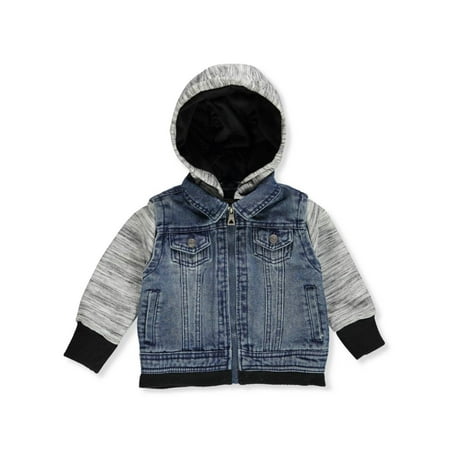 Urban Republic Baby Boys' Hooded Denim Jacket