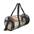 thumbnail image 6 of Horeoi Swordsman Cool Dragon Print Foldable Travel Duffle Bag with Removable Strap - Water-Resistant Gym Vacation Luggage Multi-Pocket Design, 6 of 8