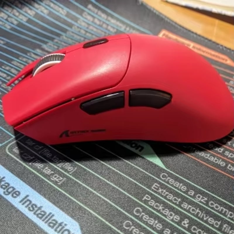 ATTACK SHARK R1 SUPERLIGHT Mouse with Tape, PixArt PAW3311 Gaming Sensor, BT/2.4G Wireless/Wired Gaming Mouse, 6 Adjustable DPI up to 18000, 65 Hrs Battery, Office Mice for Win11/Xbox/PS/Mac