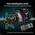 thumbnail image 3 of DEUKIO Baitcasting Reel 16KG Drag 6+1 Bearing 6.3:1 Gear Ratio Drag Clicker Lengther Single Power Handle Fishing Reel Baitcaster, 3 of 23