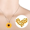thumbnail image 4 of 30 colgantes de resina con forma de flor, mini cuentas de girasol para hacer joyas., 4 of 5