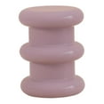 thumbnail image 4 of DOLITY Sofa Side Table Creative Nordic Cream Stool for Bedside Purple, 4 of 9
