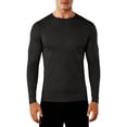 thumbnail image 1 of Couche de Base de Cyclisme Homme Couleur Unie à Manches Longues Col Rond Extensible Couche de Base Tenue de Mise en Forme Haut de Cyclisme Extérieur Matériau en Fibre de Polyester, 1 of 9