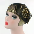 thumbnail image 6 of D-GROEE Elegant Women Lace Flower Pleat Beanie Mesh Turban Headwrap Muslim Chemo Bonnet Cap, 6 of 7