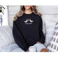 thumbnail image 2 of Moonlight Apparel Embroidered Goose Bumps Sweatshirt for Women Funny Goose Graphic Casual Crewneck Pullover, 2 of 7