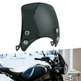thumbnail image 4 of MOTOCICLETA RETRO MOTOCICLETA PARABRISAS DE PC DEFLECTOR DE VIENTO Universal para la Parte de la Moto del Faro de 5-7 Pulgadas, 4 of 7