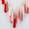 thumbnail image 4 of Nvzi-c Tassel Garland Tassel Wall Hanging Decor Pastel Tassel Banner with Wood Beads for Classroom Party Kid Bedroom Baby Shower Supplies，Brown, 4 of 4