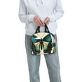 thumbnail image 6 of Picia Blue Black Butterfly Art Printed Lunch box Lunch bag for Men Women Large Capacity Lunchbox Reusable Lunch Bags Insulated Lunch Bag Lunch Box Cooler, 6 of 6