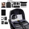 thumbnail image 4 of Guardurnaity Mochilas para hombres Antirrobo Transpirable para computadora portátil de 15.6 pulgadas Bolsas de hombro impermeables Bolsa reflectante Mochilas Gris Guardurnaity AP018785-03B, 4 of 6
