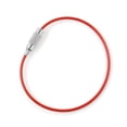 thumbnail image 3 of Mini Screw Locking Steel Wire Keychain Cable Rope (Random Colors), 3 of 9