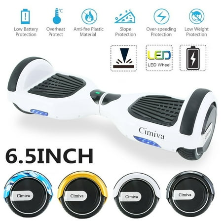 6.5 inch Self Balance Scooter 2 Wheels Self-Balancing Hoverboard UL Certified w/ LED light