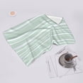 thumbnail image 7 of YFYANG Absorbent Towel, Soft Skin-Friendly Green Watercolor Stripes Washcloth Bath Towel, Suitable for All Skin, 27.5 x 16-inch, 7 of 7