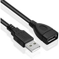 thumbnail image 2 of Simyoung USB 2.0 Type A Male/Female Extension Cable for Computer Printer PC Cord 15FT Black, 2 of 2