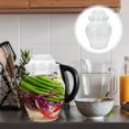 thumbnail image 3 of MasteelfCA 1pc Water Sealing Pickle Jar Kitchen Storage Jar Glass Pickled Vegetable Jar, 3 of 8