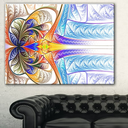 DESIGN ART Designart 'Strange Fractal Desktop Wallpaper' Abstract Digital Canvas (Best Digital Art Wallpapers)
