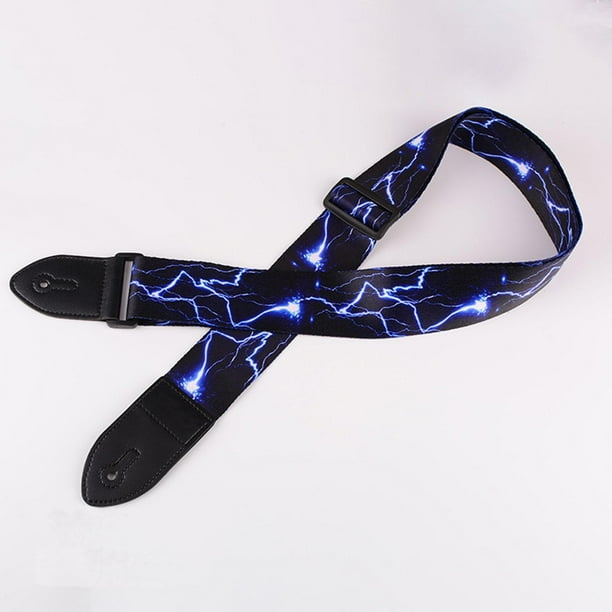 Correa de guitarra eléctrica, correa de bajo, regalos gruesos transpirables, correa de guitarra acústica, correa de cuero para guitarra eléctrica