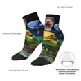 thumbnail image 6 of Naloa Colorful Viper Snake Ankle Socks for Women Non Slip Socks No Show Socks Classic Low Cut Casual Socks Casual Socks, 6 of 7