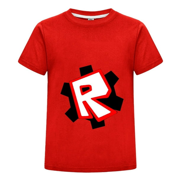 Playera Gamer Roblox para Niños de Primaria, Camiseta de Algodón con Estampado Divertido, Ropa Infantil Casual para Fans del Videojuego