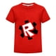 thumbnail image 1 of Playera Gamer Roblox para Niños de Primaria, Camiseta de Algodón con Estampado Divertido, Ropa Infantil Casual para Fans del Videojuego, 1 of 4