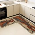 thumbnail image 5 of Kitchen Rugs Sets of 3 Non Slip Washable Kitchen Mats for Floor, Waterproof Kitchen Runner Rug, Floor Mat Carpet for Entryway, Laundry, Sink, Hallway, Bathroom, 5 of 12