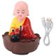 thumbnail image 2 of Estatua De Buda Cantando, Figura De Monje Musical Que Asiente Con La Cabeza, Sonido Ajustable Con Cable De Carga USB Para Cafeterías, 2 of 7