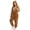 Coffee, variant on Wenini Women's Cute Bear Fleece Onesie Pajamas Winter Thickened Hooded Home Wear Jumpsuit Casual Loungwear