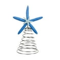 thumbnail image 3 of Fwttom Christmas Tree Topper, Christmas Star Tree Toppers, Five Point Star Shape Christmas Decorations, 9 Inches Resin Christmas Tree Star for Christmas Tree Toppers, Blue, 3 of 6