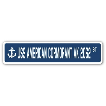 USS AMERICAN CORMORANT AK 2062 Street Sign us navy ship veteran sailor