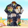 thumbnail image 4 of Camisas con estampado 3D de animales lindos y hámster para hombres, ropa hawaiana divertida con gráficos de mascotas, blusas para niños, ropa de calle Y2k, camisetas de manga corta para hombres, 4 of 5