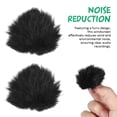 thumbnail image 2 of KAKOWELY Microphone Covers 2 Pcs Microphone Windshield Mic Wind Muff Microphone Covers Microphone Furry Windscreen Muff Microphone Pop Filter1.77"X1.77"X0.08", 2 of 4