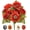 Vintage Red*2bunches, variant on 2 pcs Artificial Sunflowers Bouquet Fake Vintage Sunflower Autumn Flower