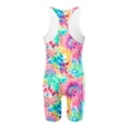 thumbnail image 4 of Hansber Boys Sleeveless Sports Gym Leotard Powerlifting Singlet Racerback Suspenders Shorts Jumpsuit Boxing Biketard Colorful 4, 4 of 7