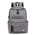 thumbnail image 1 of Nuevo diseño de mochilas para hombres con carga USB para hombres, mochila escolar de viaje para mujeres (gris)-155331.05 Tmvgtek Para estrenar, 1 of 8