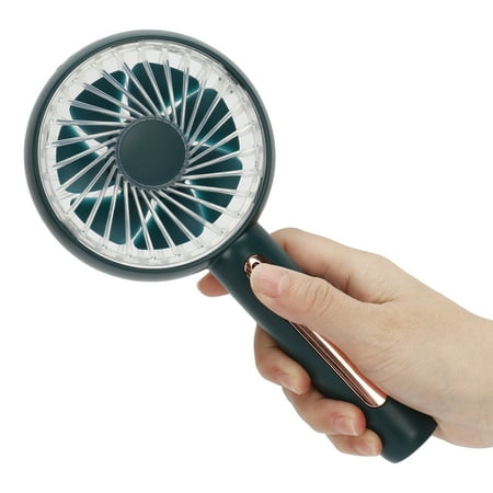 

Cooling Fan Compact 4 Wind Speed Adjustment Electric Fan Mini For Study Office Travel Home Green