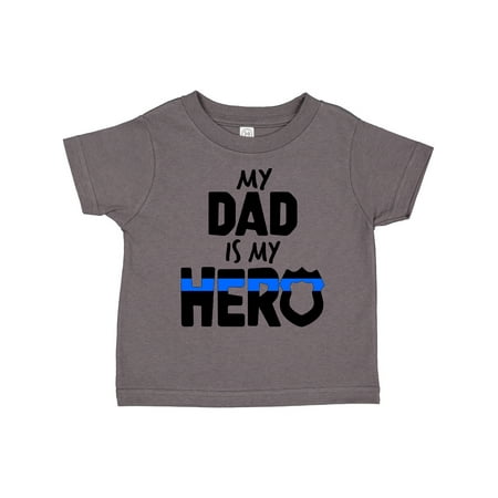 

Inktastic My Dad is My Hero Police Officer Family Boys or Girls Toddler T-Shirt