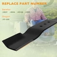 thumbnail image 2 of 9037 Lawn Mower Blade Compatible with  60'' Finish Cut Mower T1260 T1360 T1460 T13560 T14560 T17560 T18560 FC14560BS, 20.5" Mower Blades Replace 9004 20186 3293 Oregon 91-050, 2 Pack, 2 of 6
