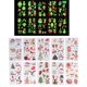 thumbnail image 1 of Pegatinas Luminosas de NaviDad, Fácil Extracción de Las Pegatinas de NaviDad Para Mantener un Nivel Brillante Para El Festival, 1 of 7