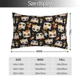 thumbnail image 2 of Kdxio Cotton Pillow Cases 14"x20" Pillowcases,Soft and Breathable Bedroom Pillow Cases-Flower Fox, 2 of 8