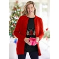 thumbnail image 6 of Woman Within Plus Size Holiday Graphic Tee, 6 of 6