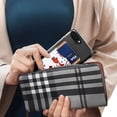thumbnail image 5 of WIRESTER 2pcs Set Self-Adhesive PU Leather Card Holder Stick on Pocket Credit Card Case Pouch Wallet for Apple Samsung Motorola LG Smart Phones - Red Cardinal Birds, 5 of 6