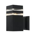 thumbnail image 1 of Lampara Arbotante De Pared Moderno Exterior Negra Cuadrada, 1 of 2