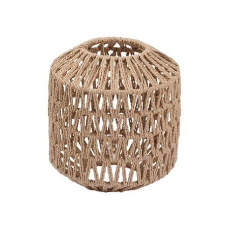 

Rope Rattan Hanging Pendant Lampshade for Dining Table 20.5x19x8.5CM