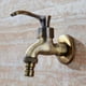 thumbnail image 2 of Grifo sólido para lavadora con grifo de agua de una sola cruz para lavadora Bronce, 2 of 9