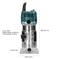 thumbnail image 1 of Geevorks Electric trimming machine,Versatile Router Power Wood Versatile Router Power Tool With Tool With 15pcs Router Power Tool Siuke Buzhi Cutters. Mewmewcat Huiop, 1 of 5