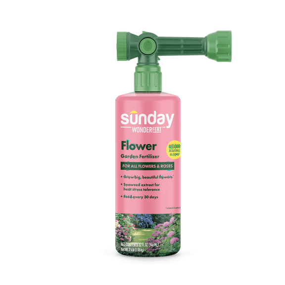 Sunday Wonderfert Flower Garden Fertilizer - 500 Sq. ft. (32 oz.)