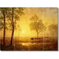 thumbnail image 1 of Ceramic Tile Mural-Albert Bierstadt Waterfront Painting 29. 48" w x 36" h using (12) 12 x 12 ceramic tiles, 1 of 3