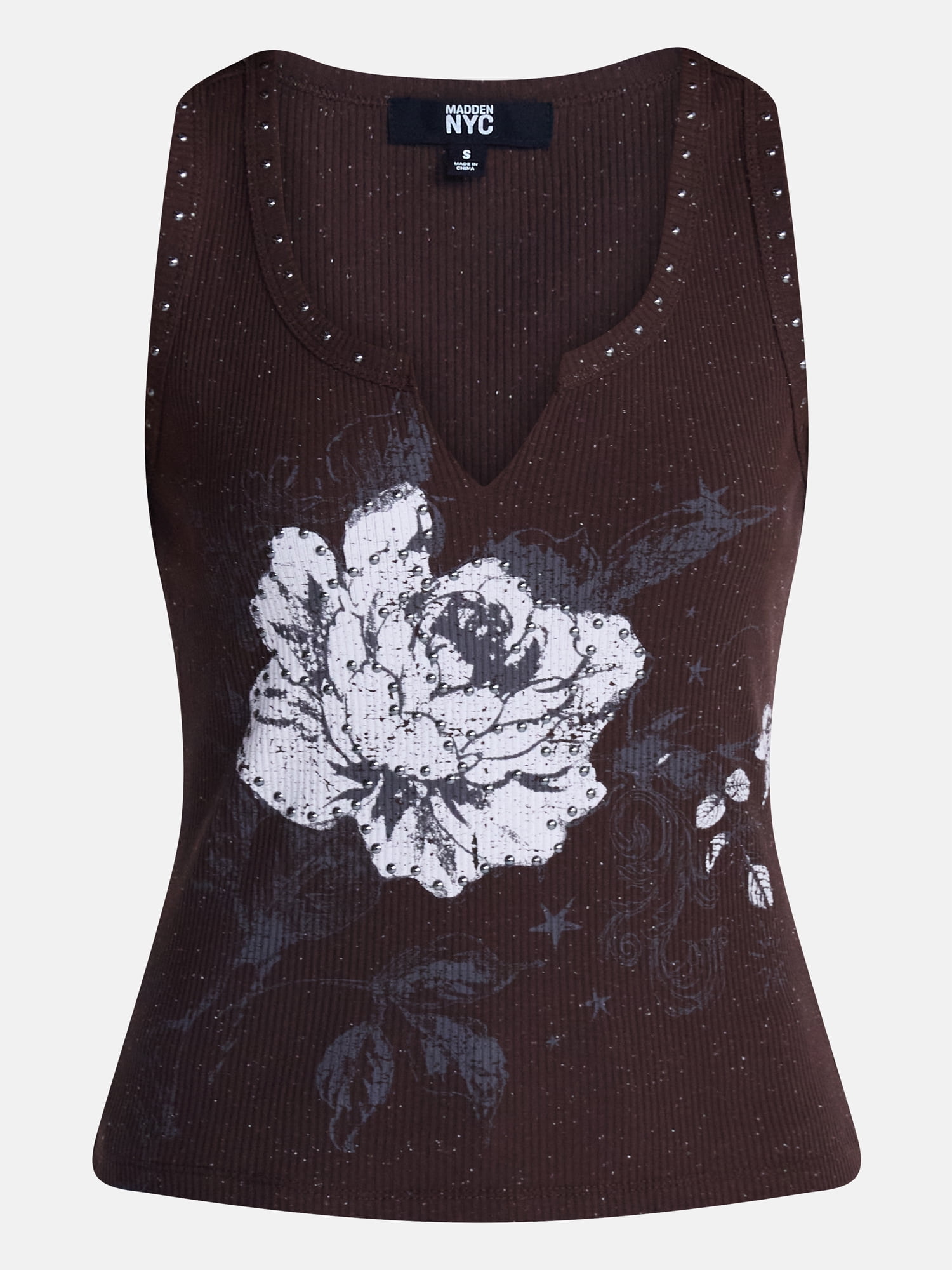 Madden NYC Women’s Graphic Tank Top, Sizes XXS-XXL