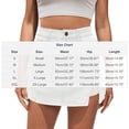 thumbnail image 4 of TaTaai Women's Denim Mini Skirt with Button Front, Side Slit, and Classic Casual Style for Summer Gift, 4 of 6