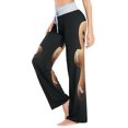 thumbnail image 3 of X-Large Women's Comfy Casual Pajama Pants Stretch Fabric Suitable for Yoga Pants Hippie Pants，The Best Holiday Gifts for Women 3d Rendering, 3 of 7