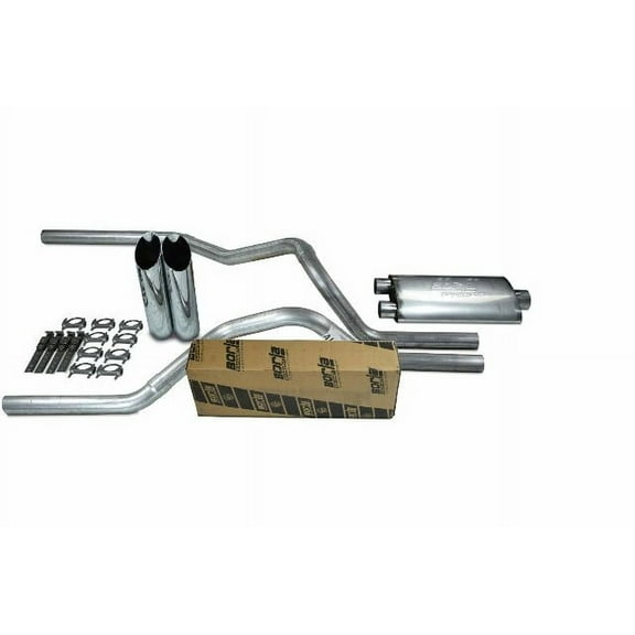 Dodge Ram 1500 Truck 94-03 2.5" Dual Exhaust Kits Borla Pro XS Slash Tip